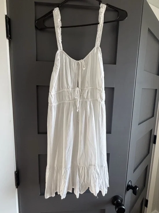 American Eagle white Lightweight Summer Sundress NWOT size M - Picture 1 of 4